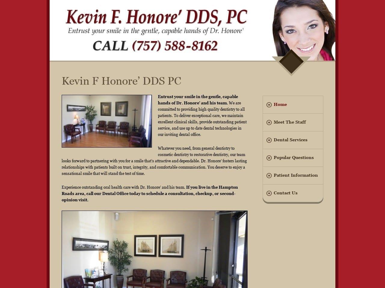 Honore Kevin F DDS
