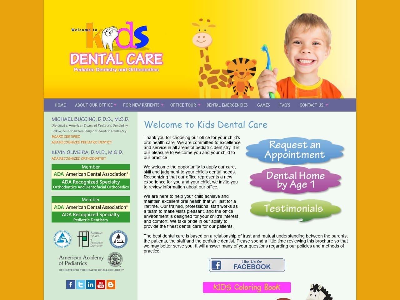 Dr. Michael A. Buccino DDS screenshot