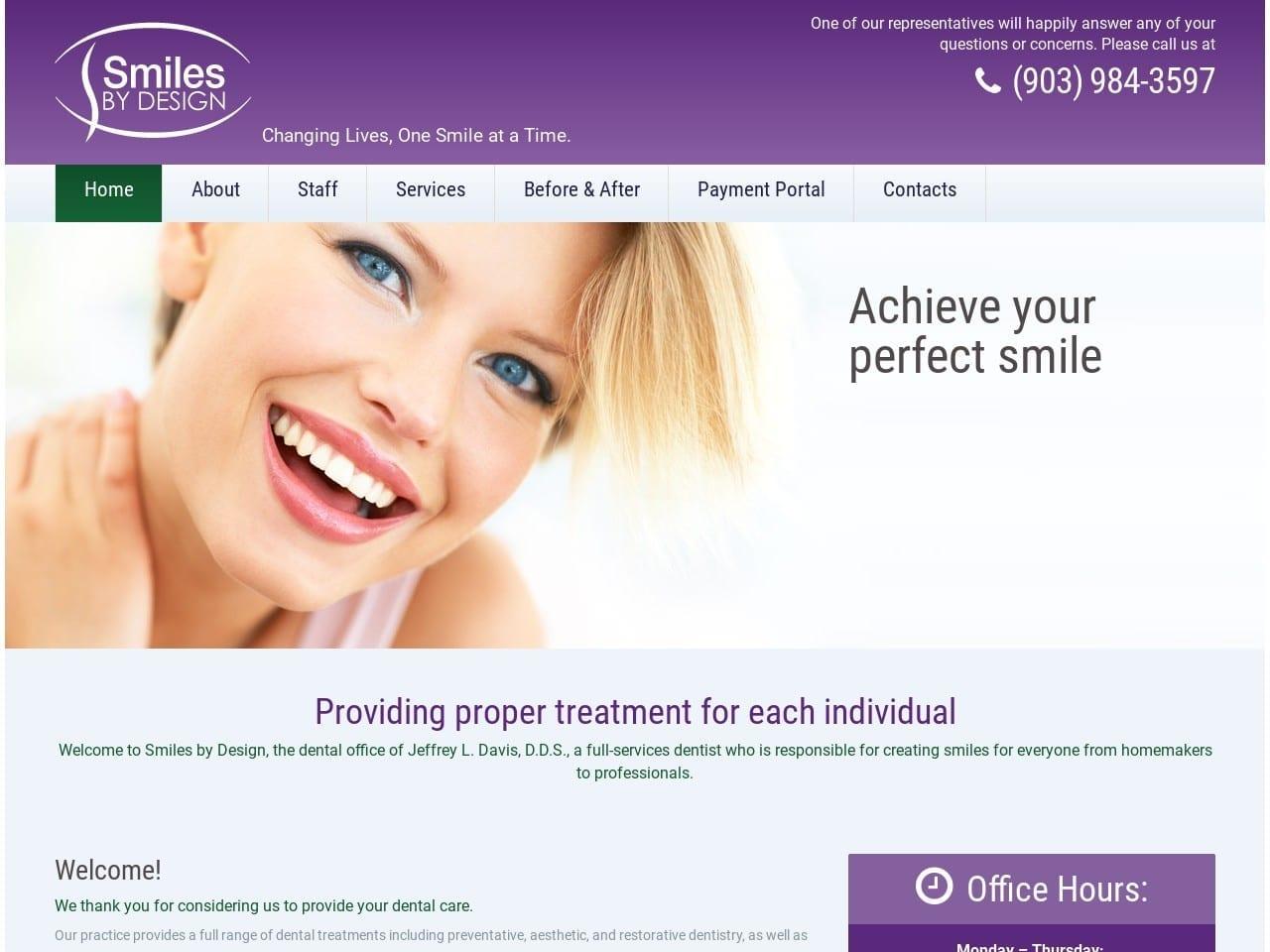 Smiles By Design Davis Jeffrey L DDS