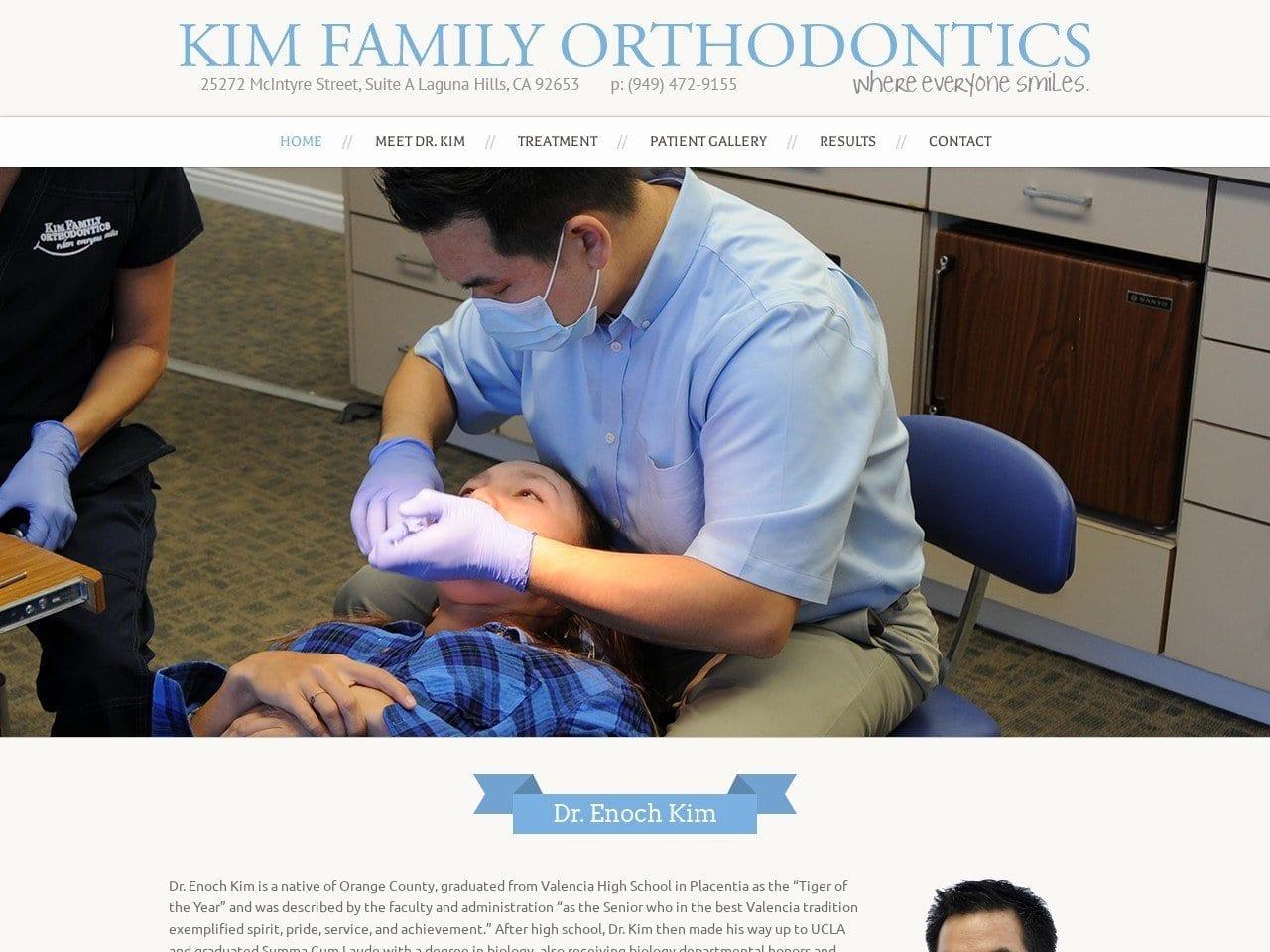 Kim Family Orthodontics screenshot