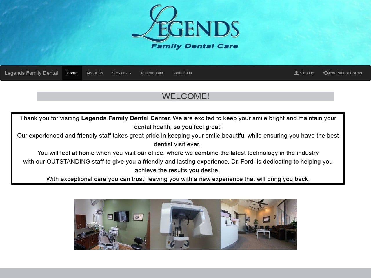 Legends Family Dental Care screenshot