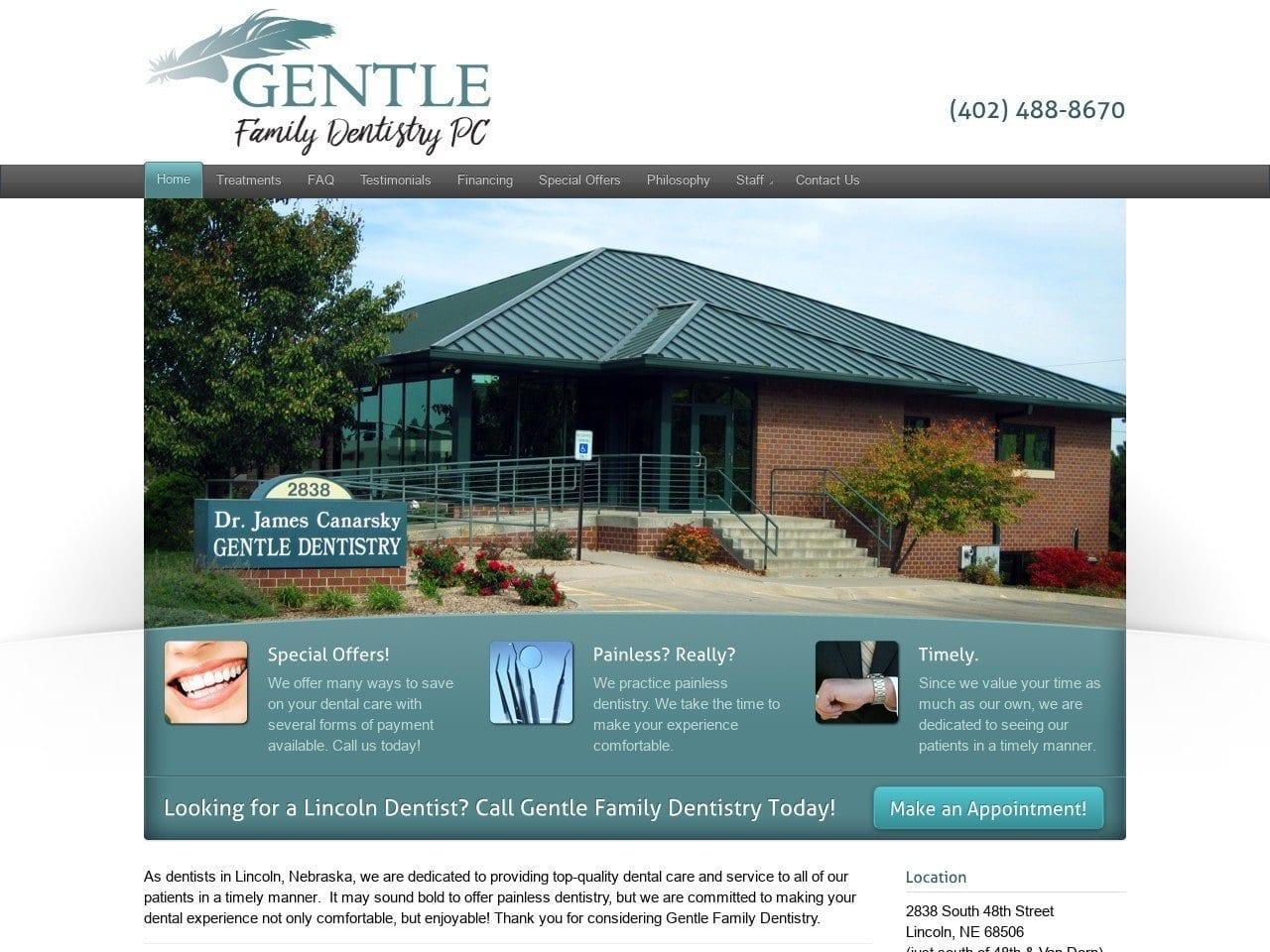 Gentle Family Dentistry PC screenshot