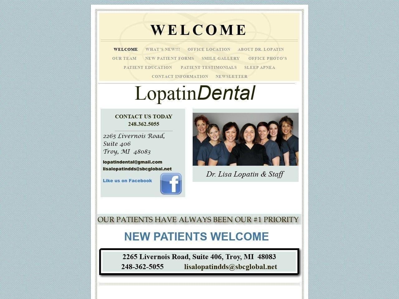 Dr. Lisa G. Lopatin DDS
