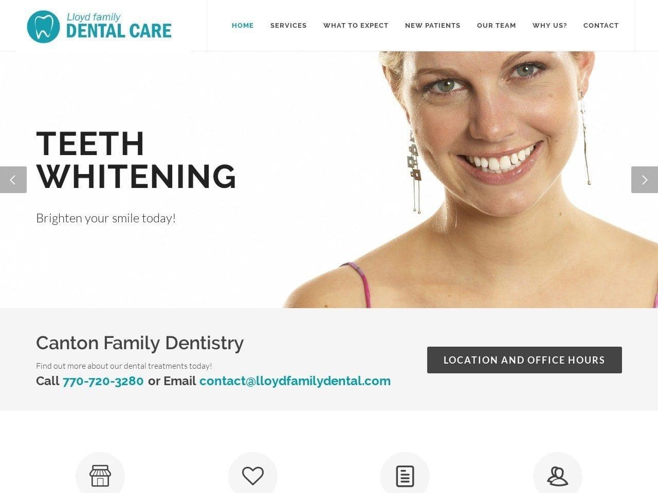 Lloyd Family Dental Care screenshot