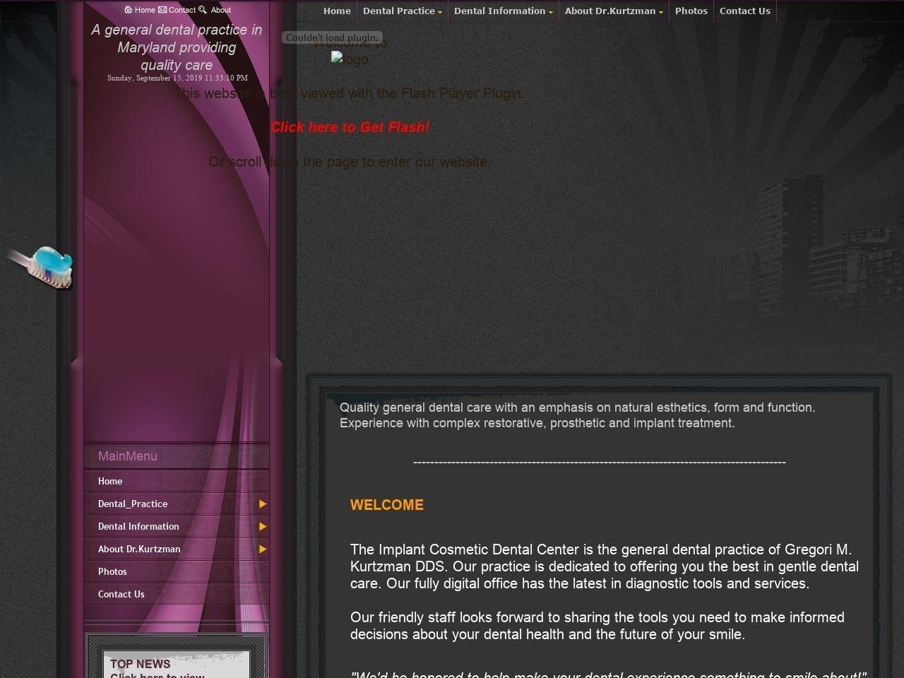 Implant Cosmetic Dental Center screenshot