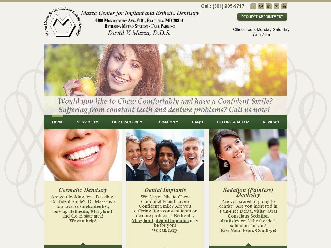 Dr. David V. Mazza DDS screenshot