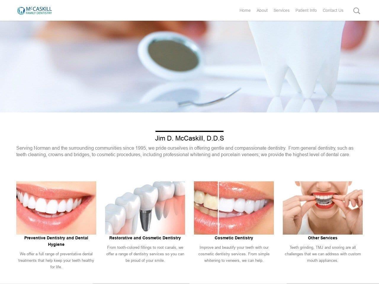 Dr. Jim D. McCaskill DDS