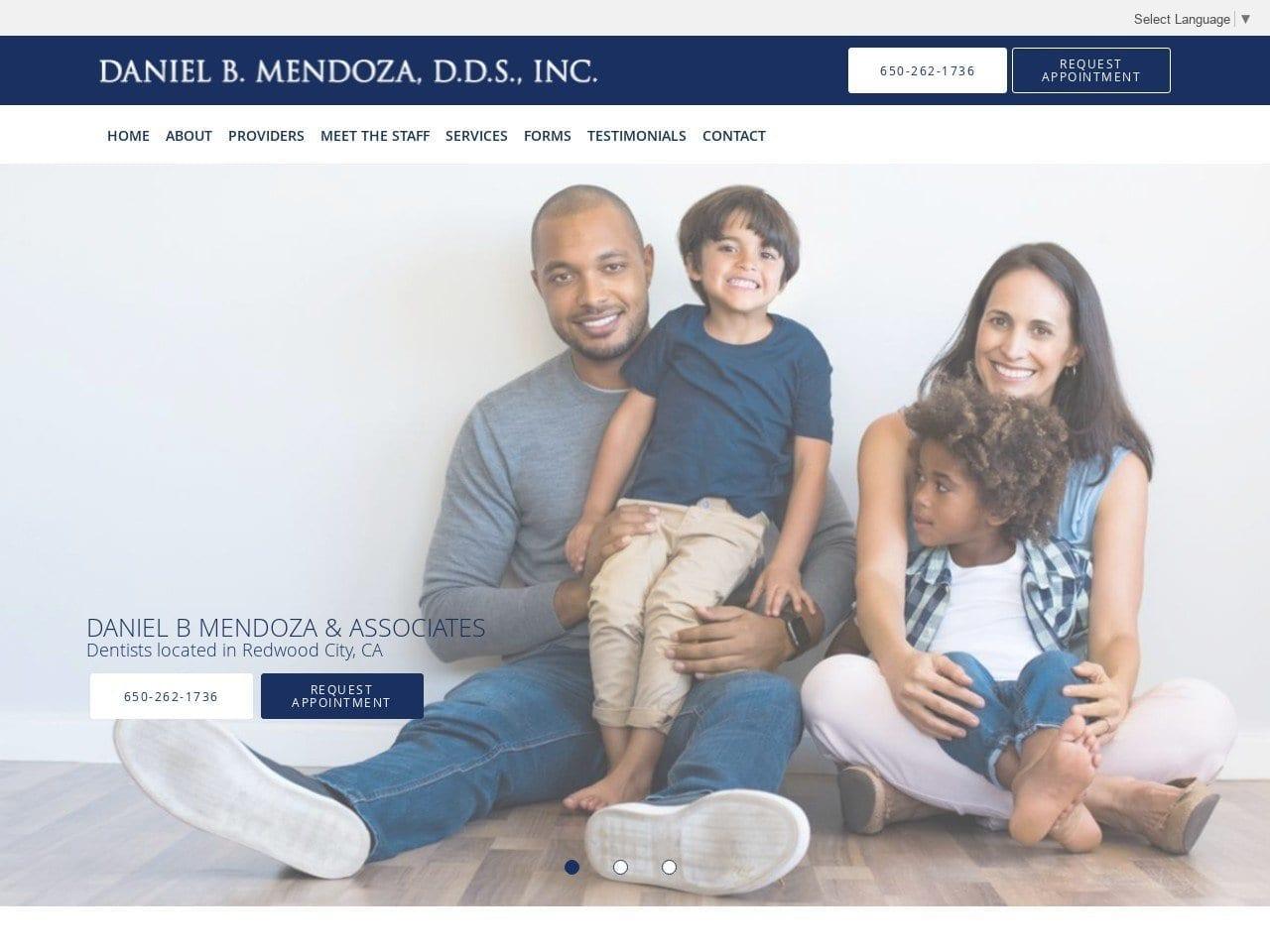 Daniel B Mendoza DDS & Associates screenshot