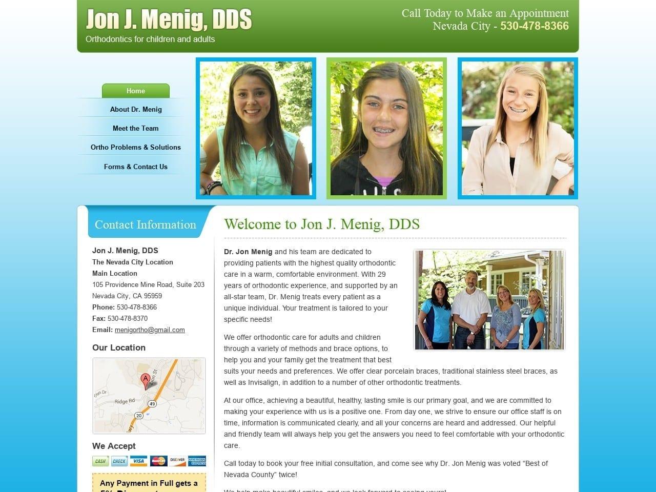 Dr. Jon J. Menig DDS