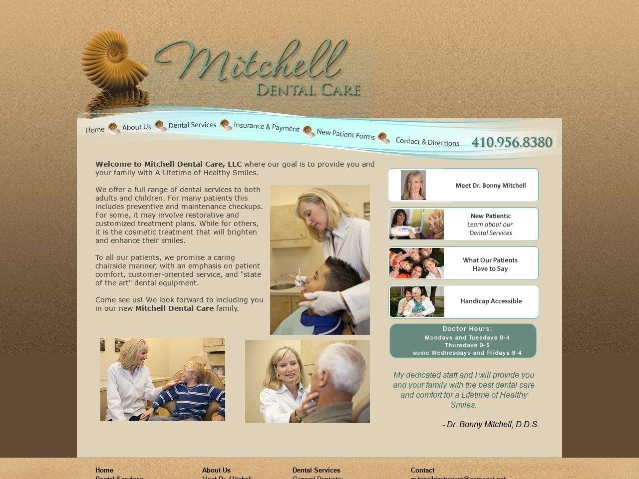 Mitchell Dental Care Mitchell Bonny Gray DDS