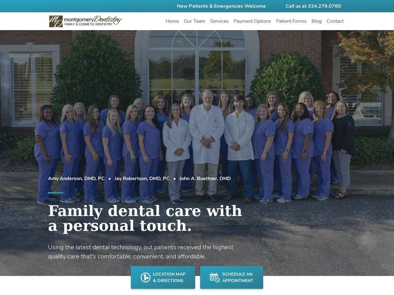 Montgomery Dentistry Anderson Amy M DDS