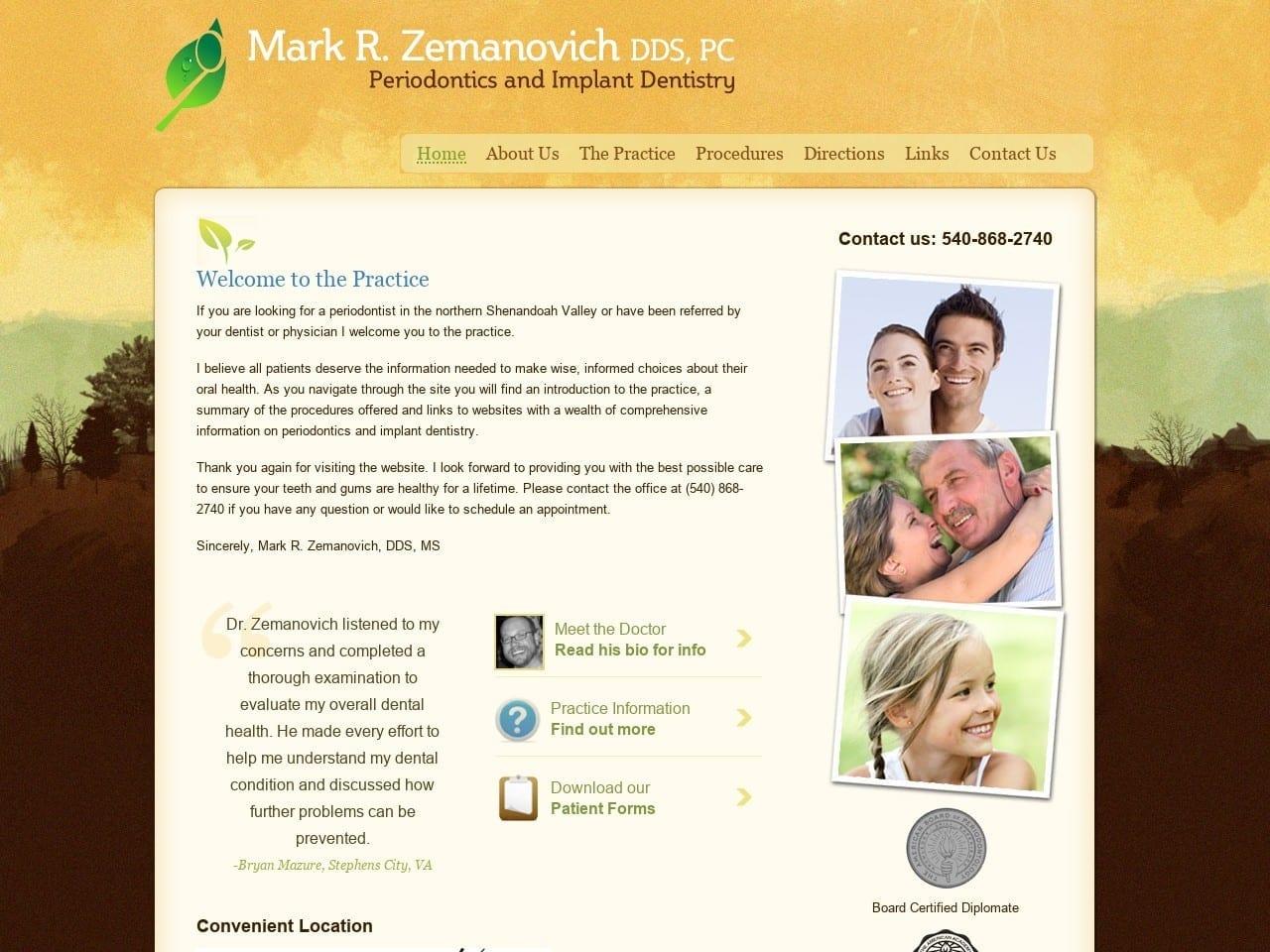Mark R Zemanovich DDS PC