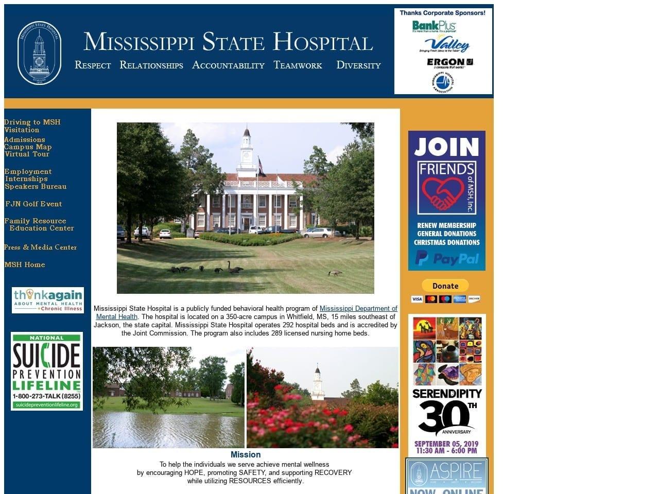 Mississippi State Hospital Stone William P DDS