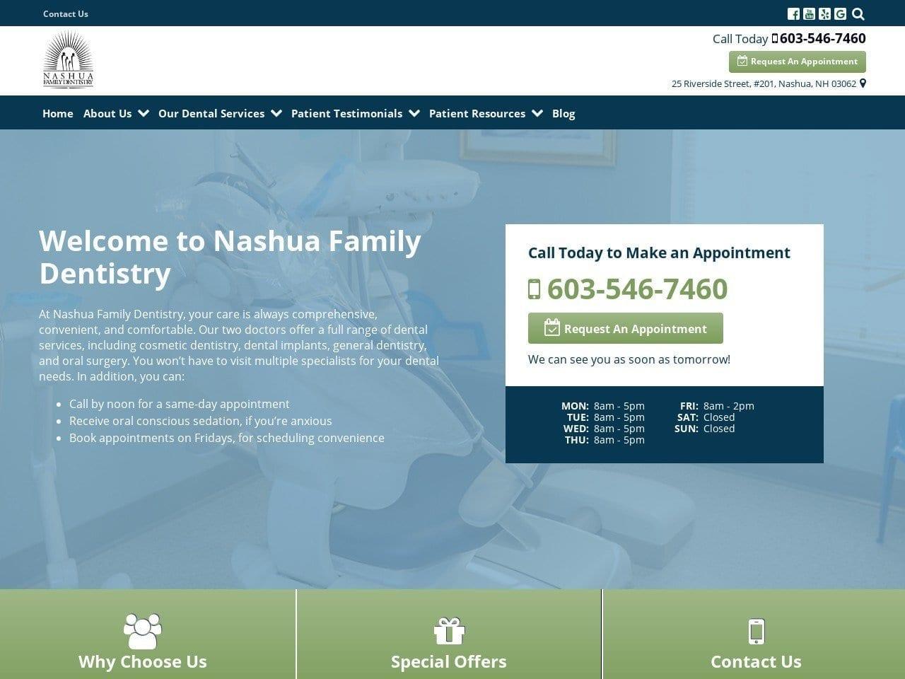 Nashua Area Family Dentistry Cohen Stephen A DDS