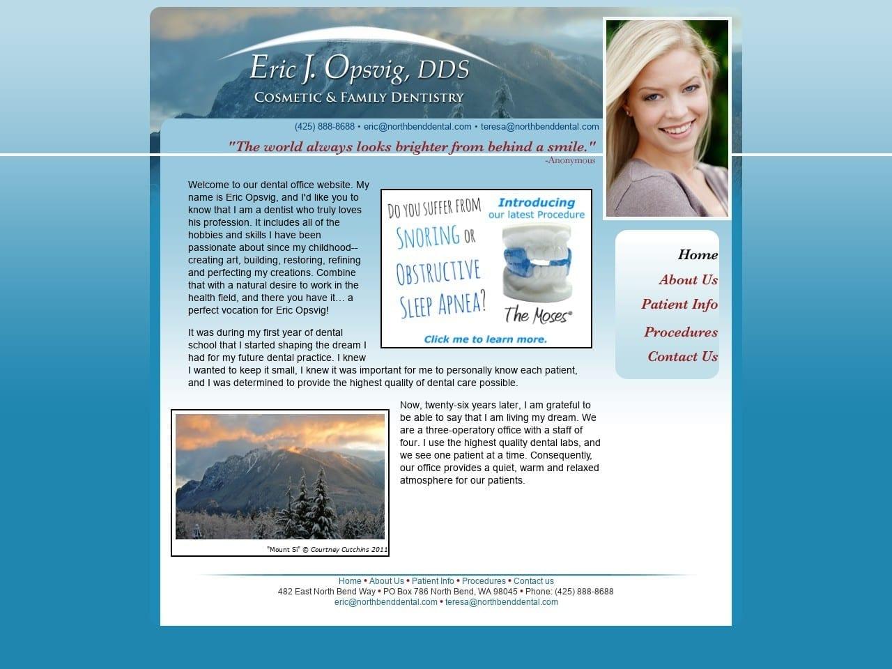 Dr. Eric J. Opsvig DDS