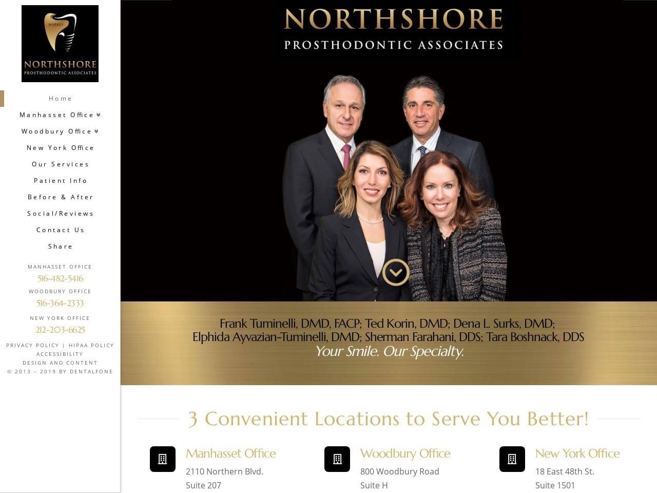 North Shore Prosthodontics Tuminelli Frank DDS