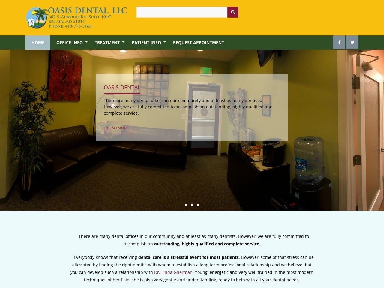 Oasis Dental LLC screenshot