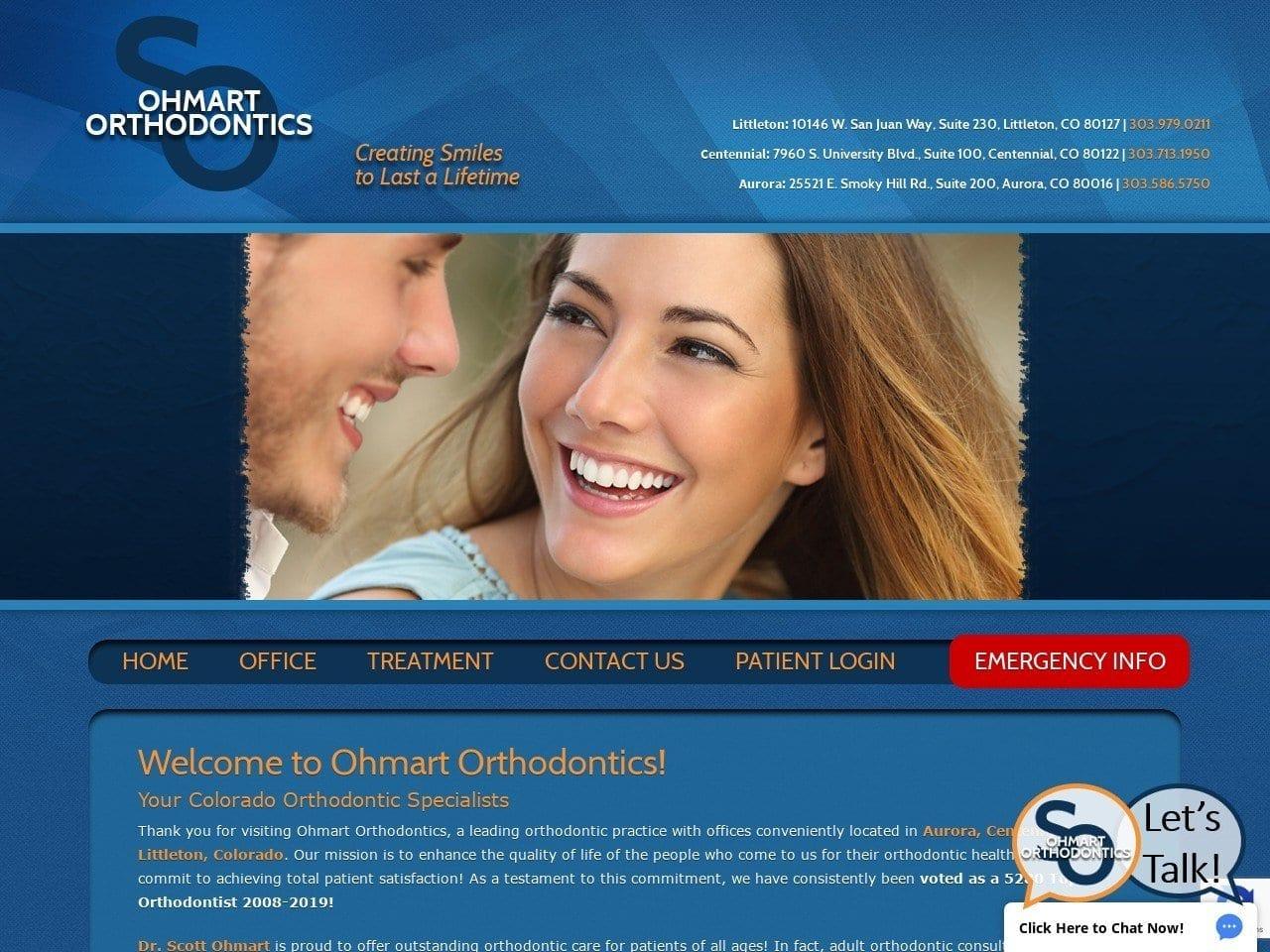 Dr. Scott Ohmart MD DDS screenshot