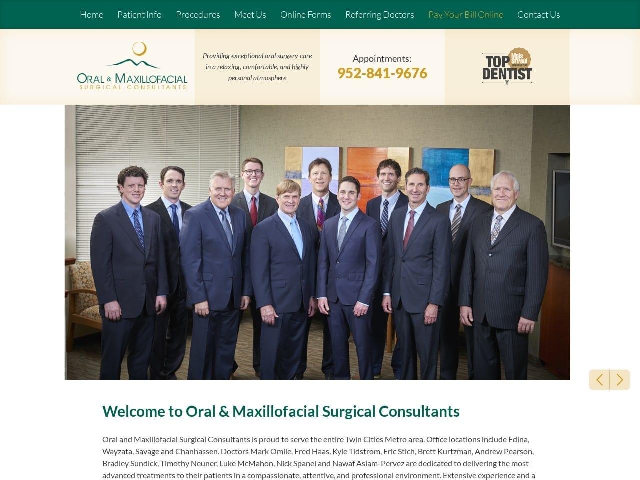 Oral & Maxillofacial Surgical Stich Eric F DDS