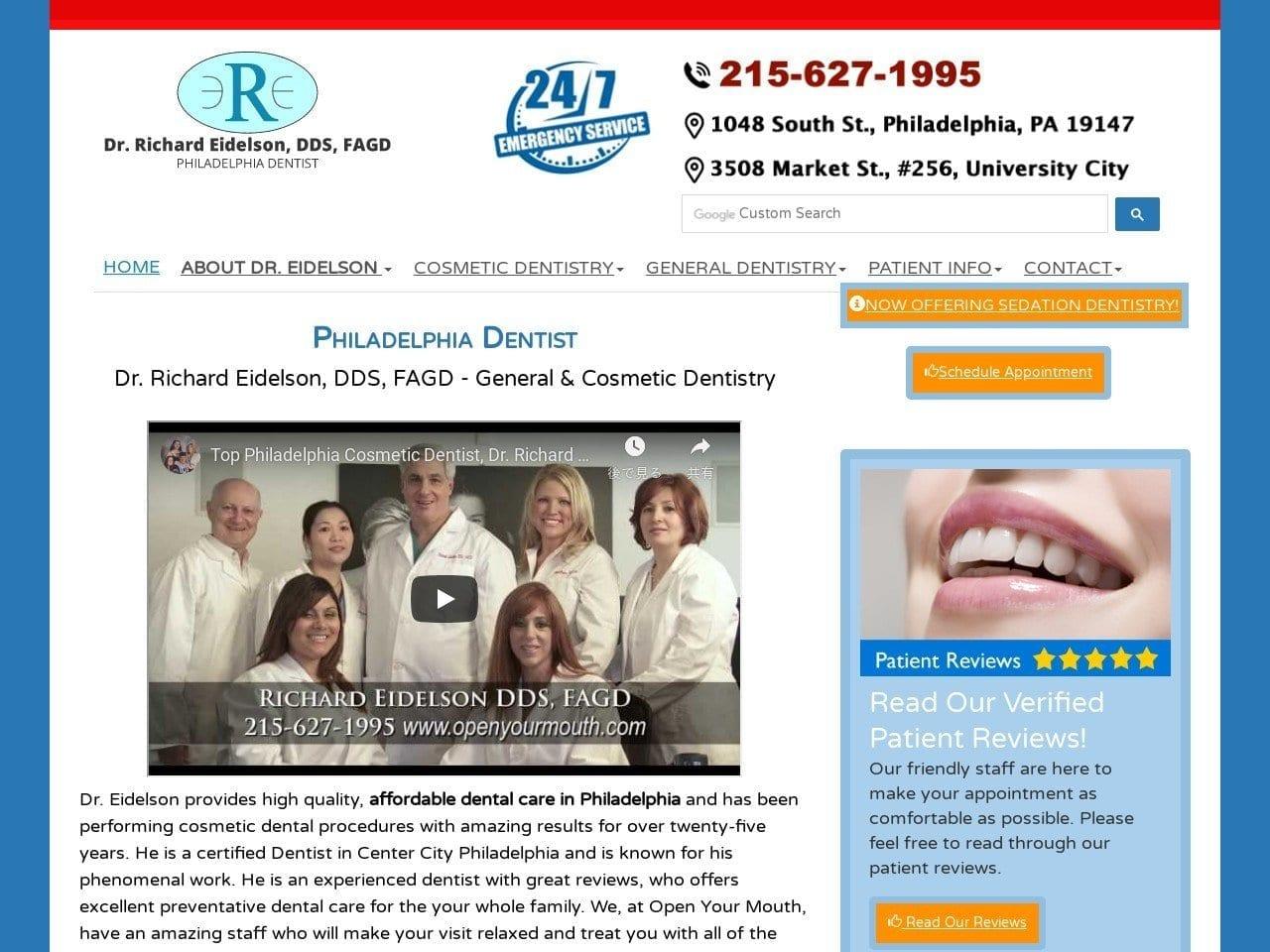 Dr. Richard Eidelson, DDS, FAGD screenshot