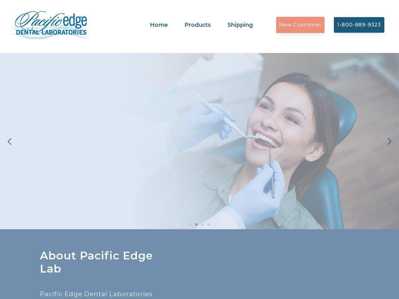 Pacific Edge Dental Laboratories screenshot