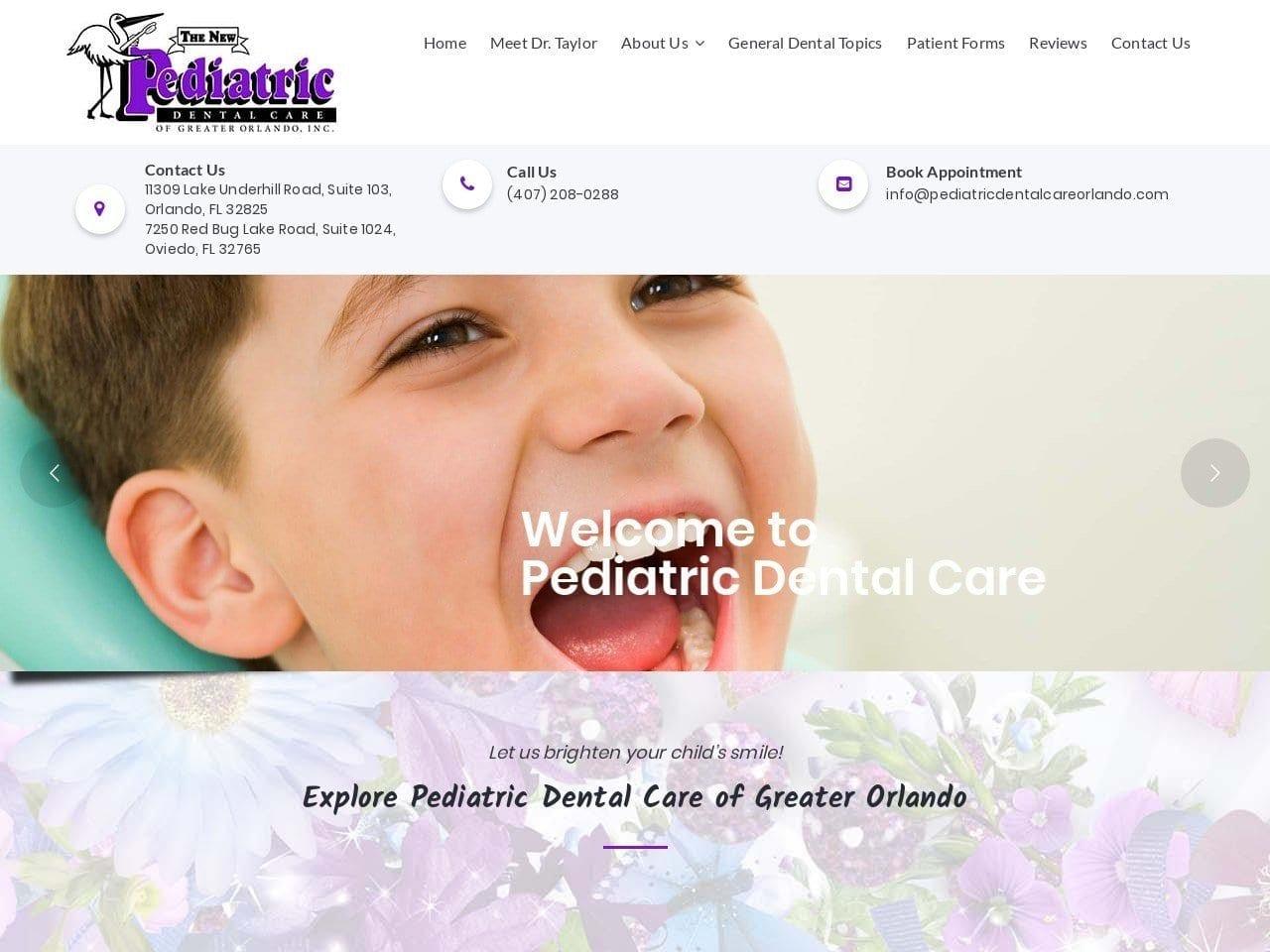 The New Pediatric Dental Care Of Greater Orlando I