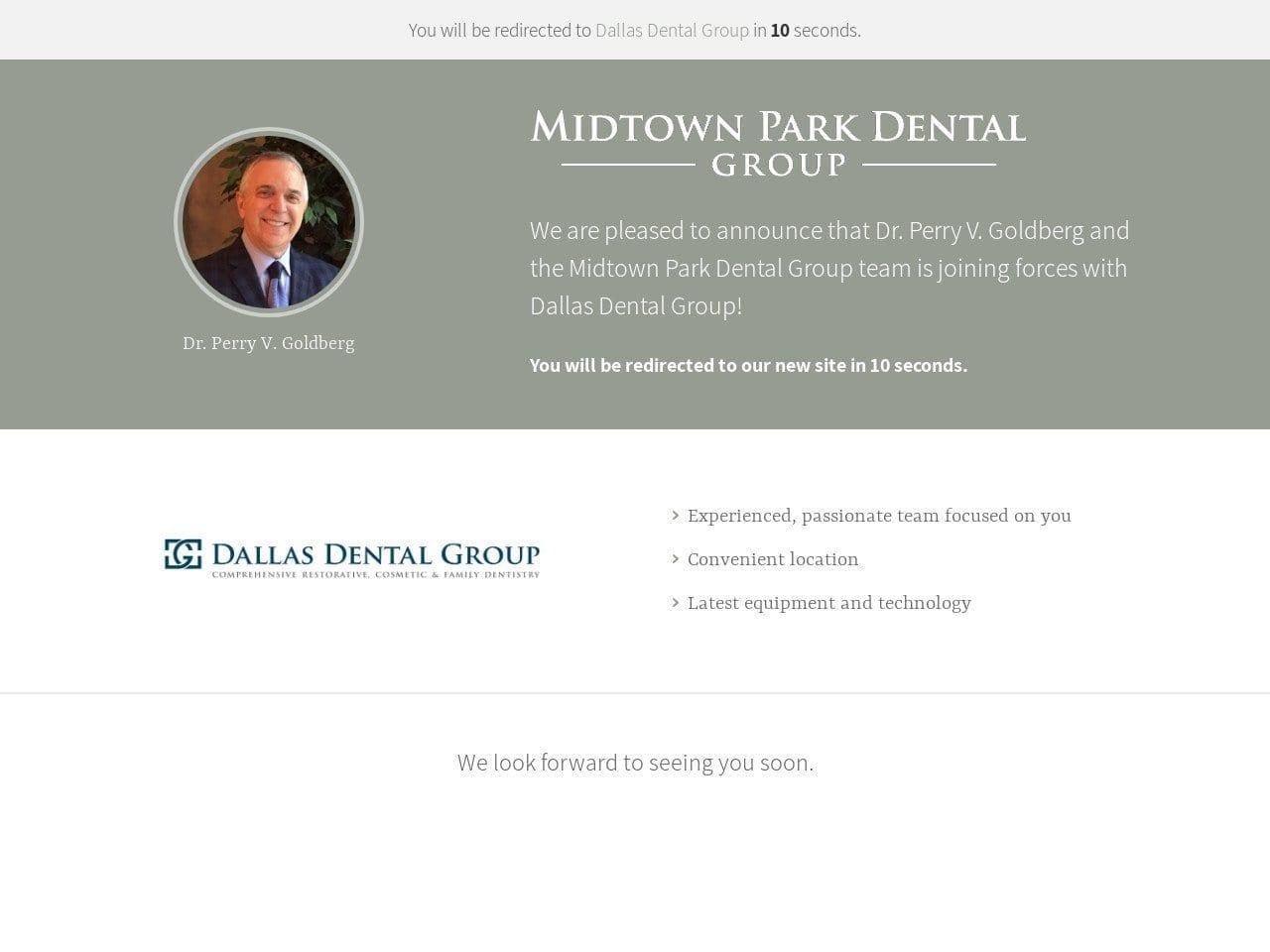 Dr. Perry V. Goldberg screenshot