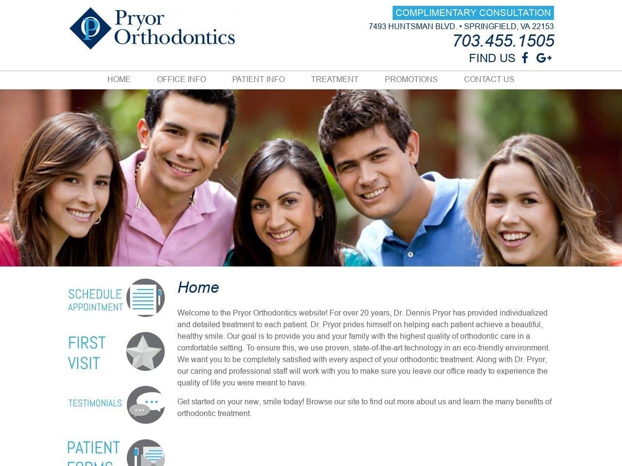 Dr. Dennis P. Pryor Orthodontics