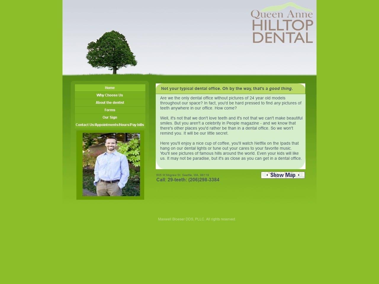 Queen Anne Hilltop Dental screenshot