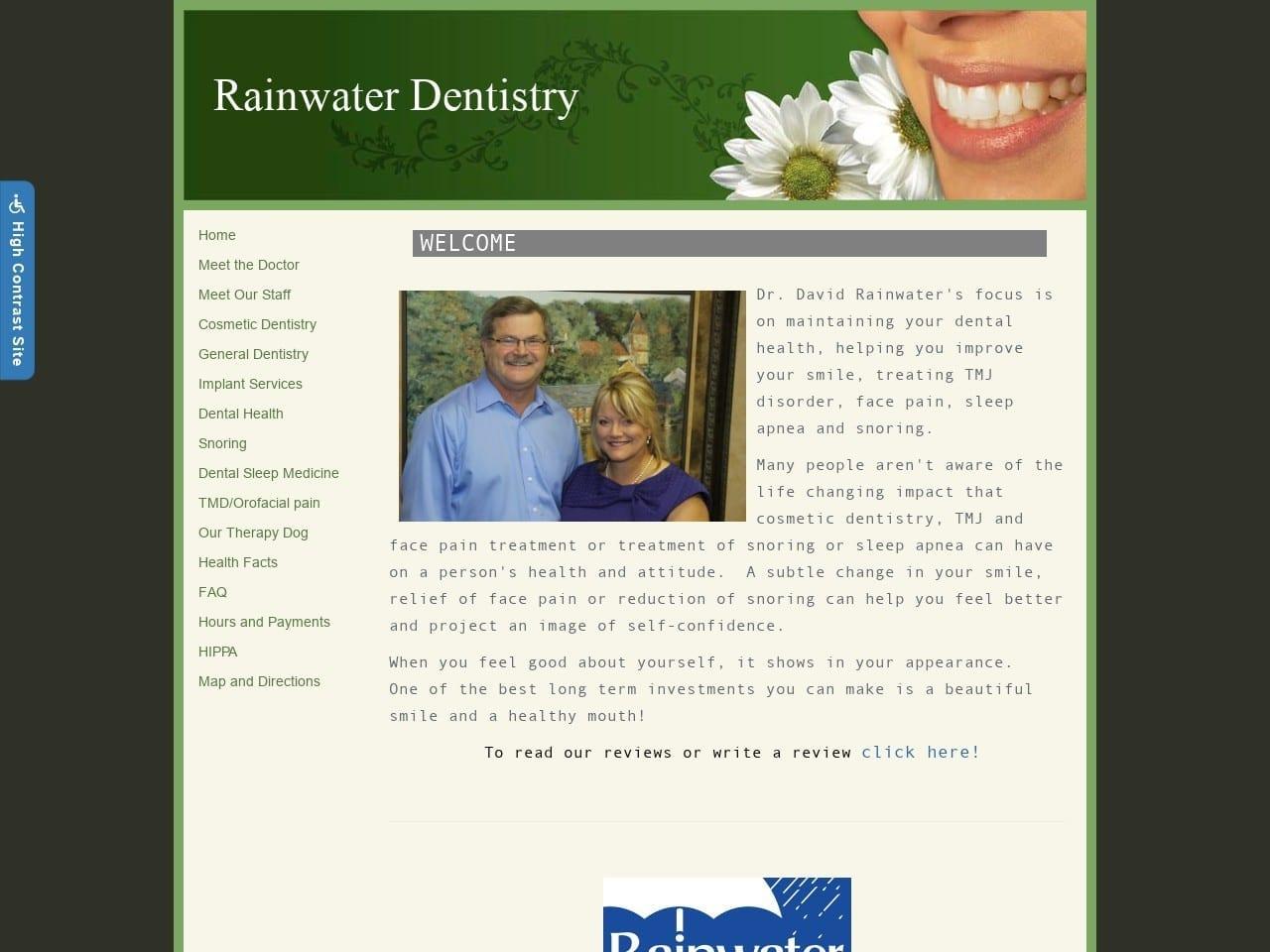 Rainwater DDS Pllc. David C screenshot