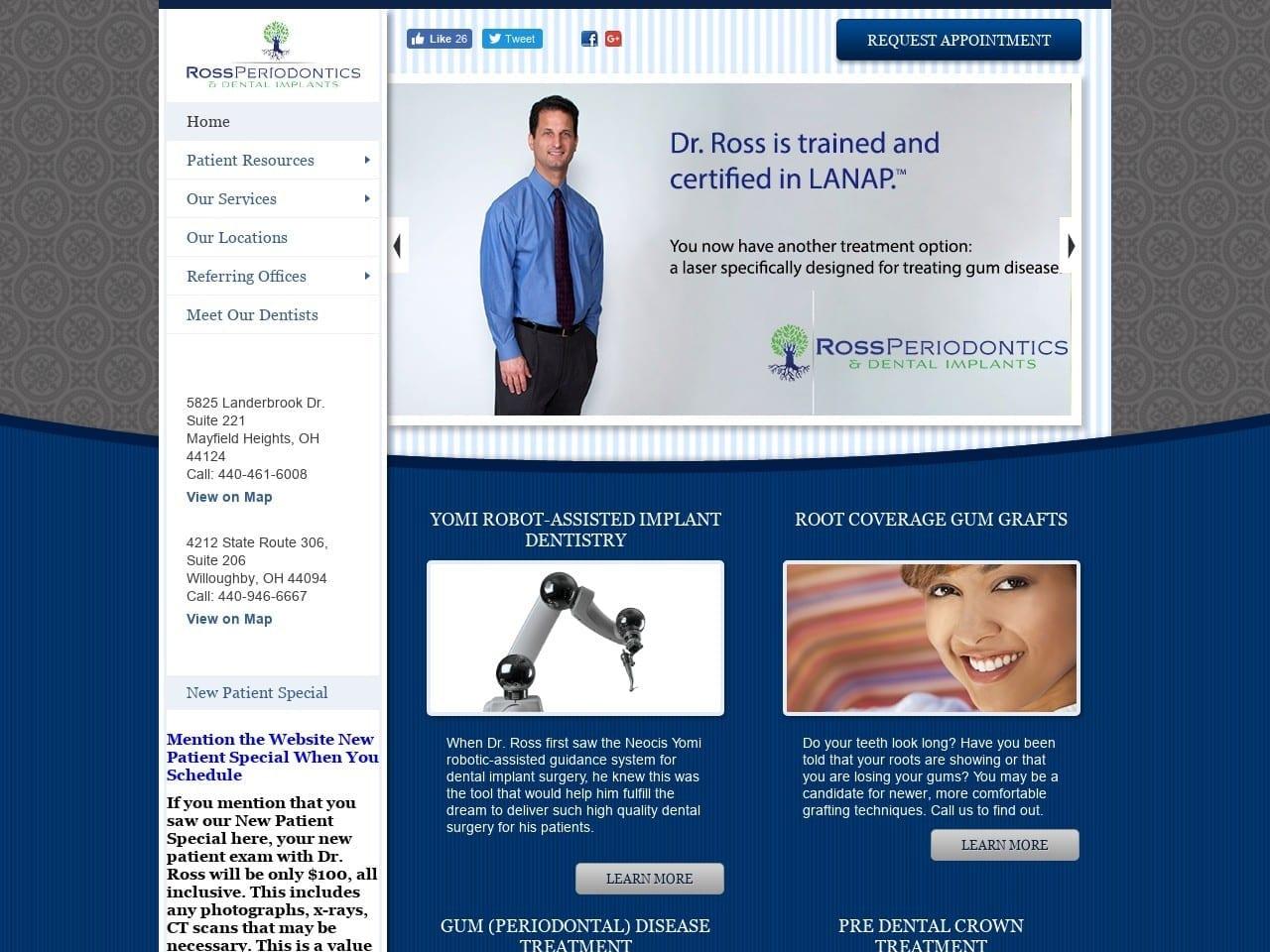 Paul A. Ricchetti DDS MScD Inc. screenshot