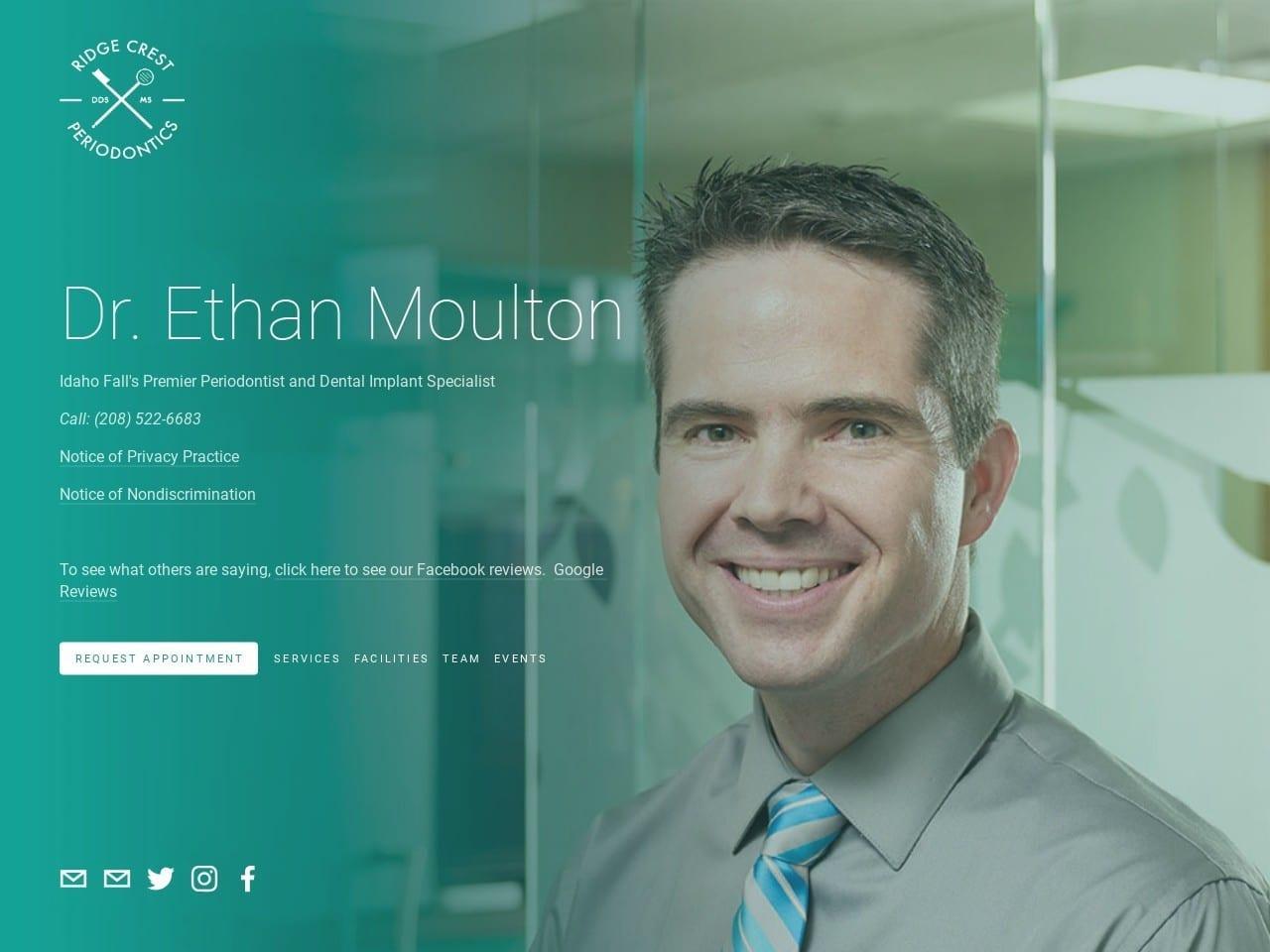 Dr. Ethan D. Moulton DDS MS