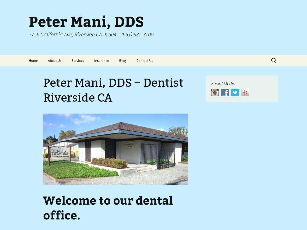 Peter Mani DDS