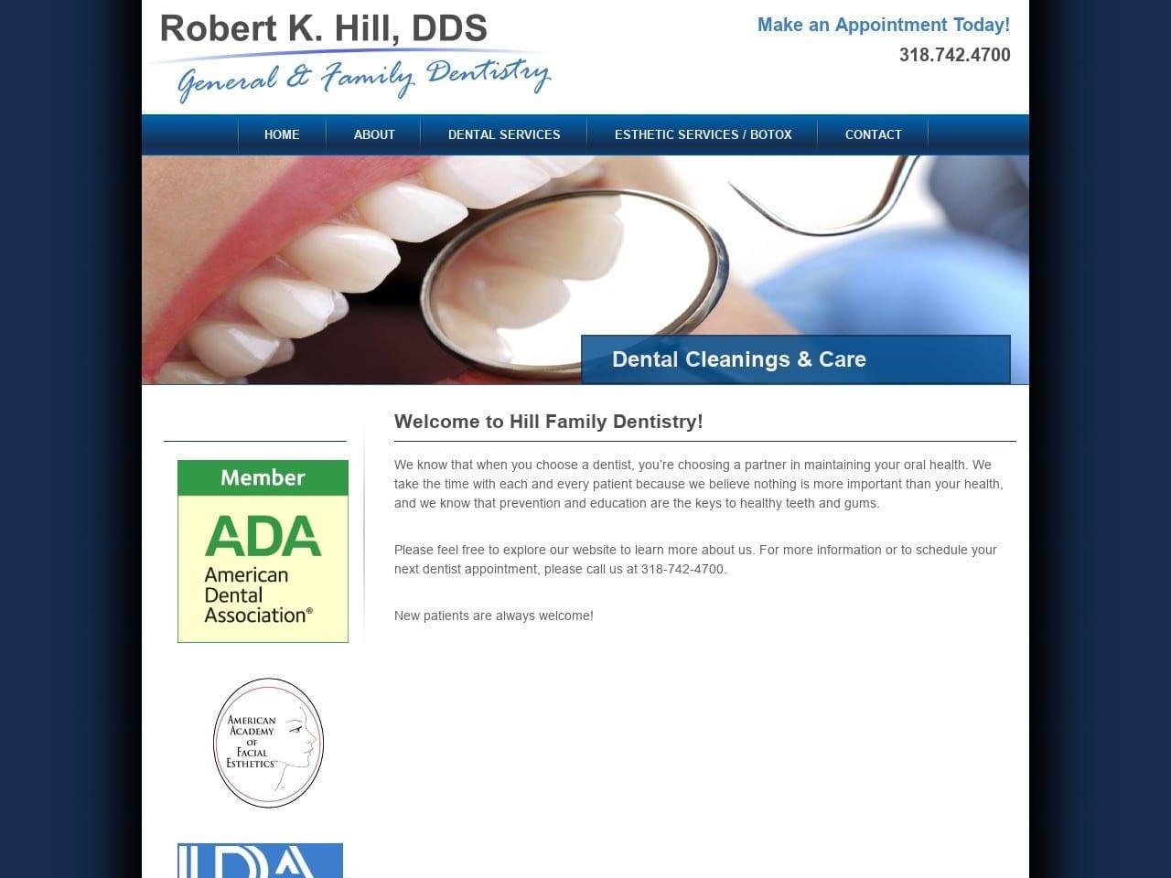 Dr. Robert K. Hill DDS