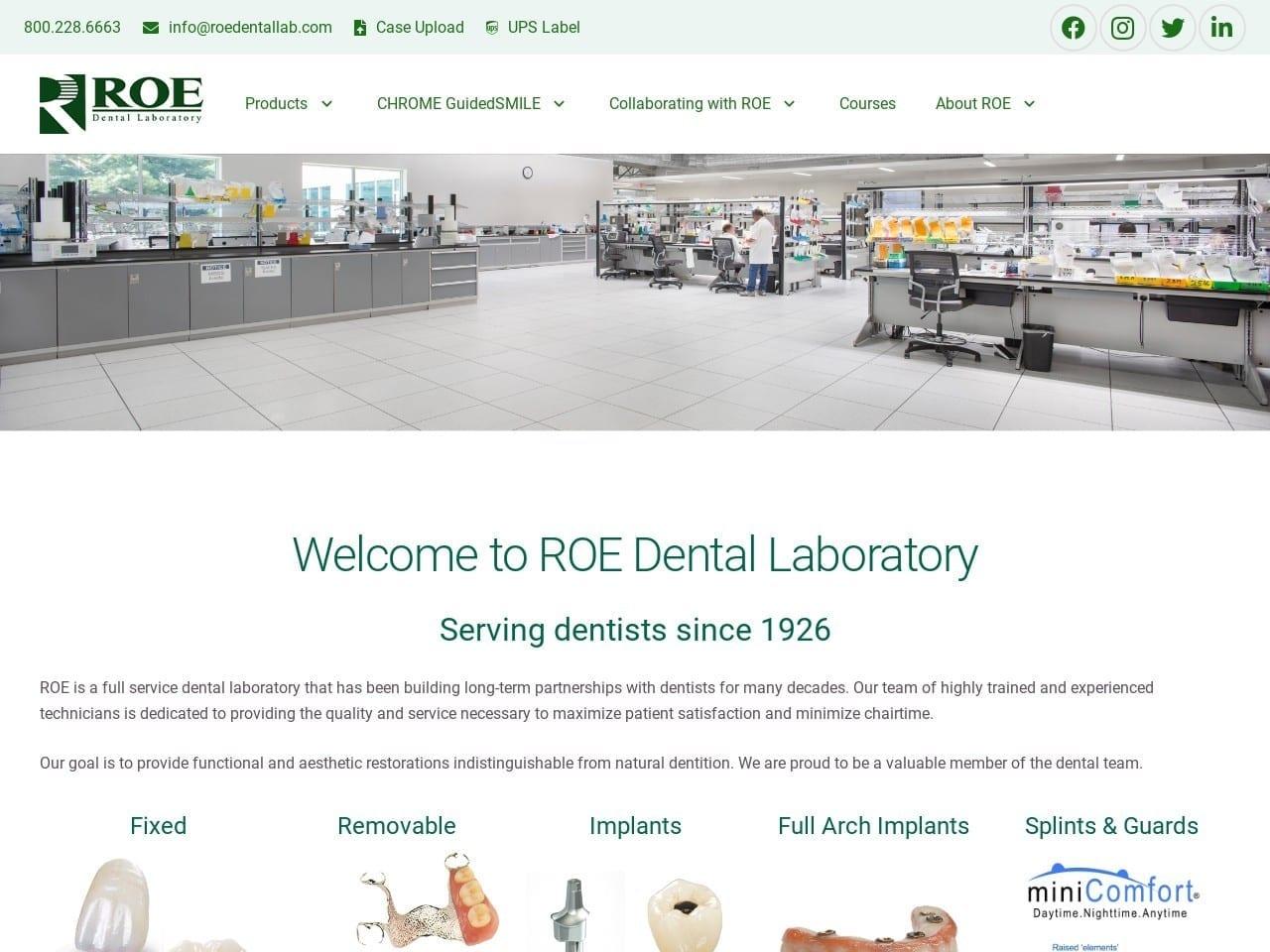 Roe Dental  Lab