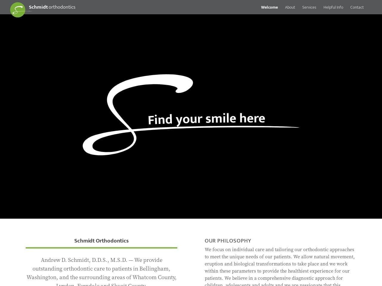 Schmidt Orthodontics screenshot