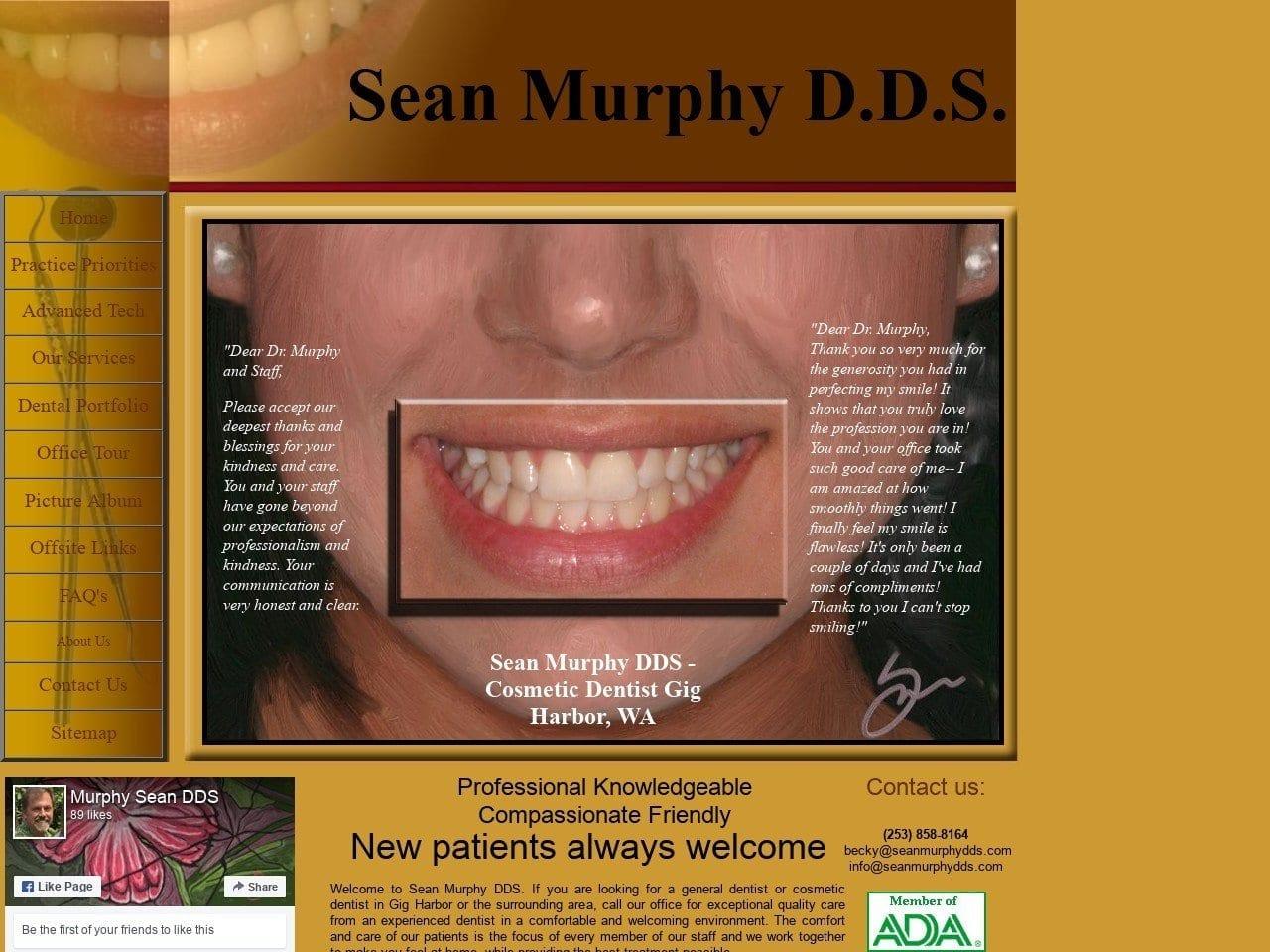 Sean Murphy DDS screenshot