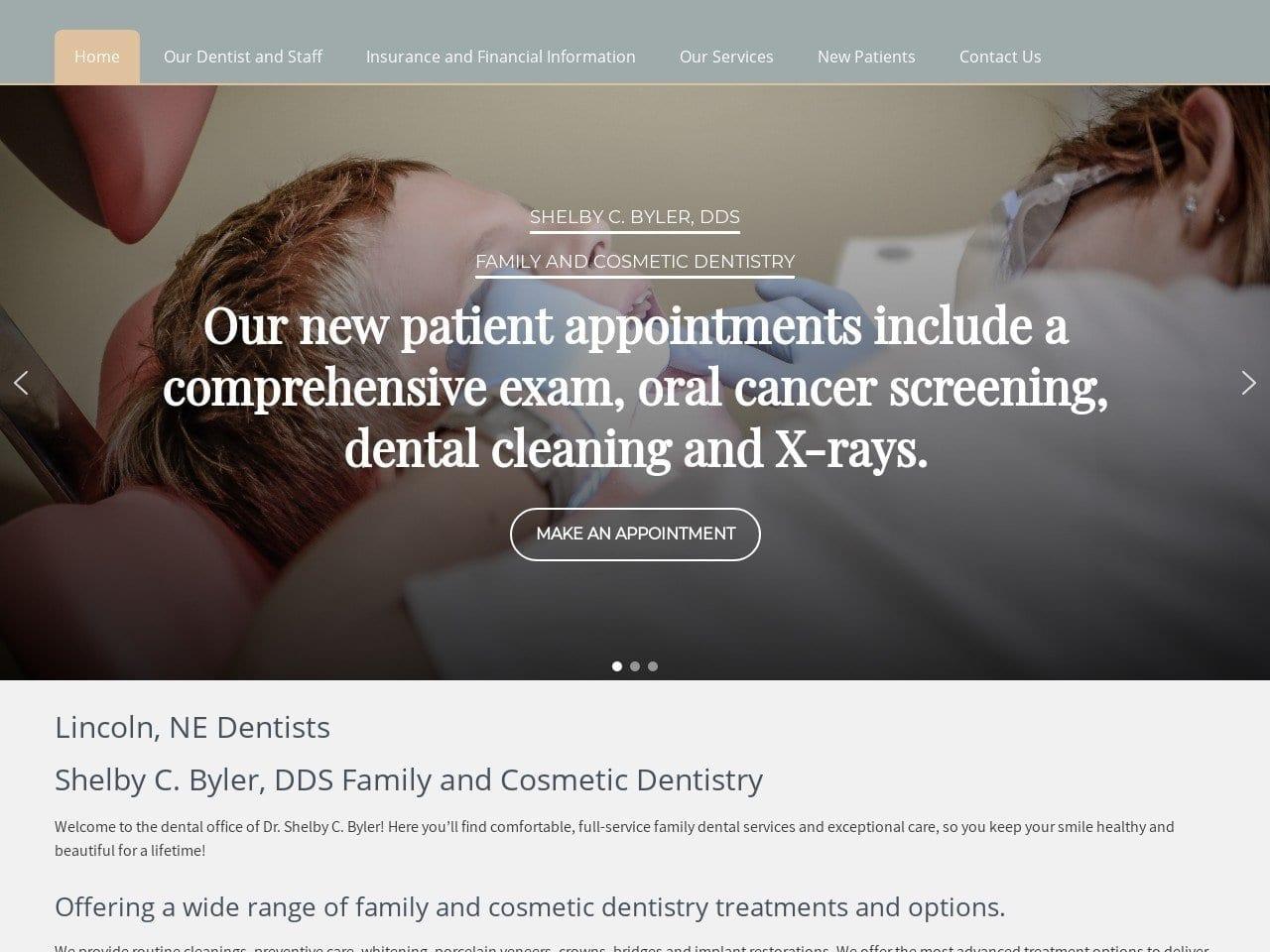 Byler Shelby C DDS screenshot