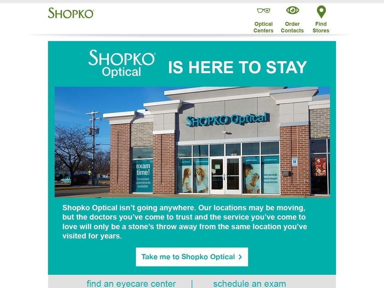 Shopko Eyecare Center
