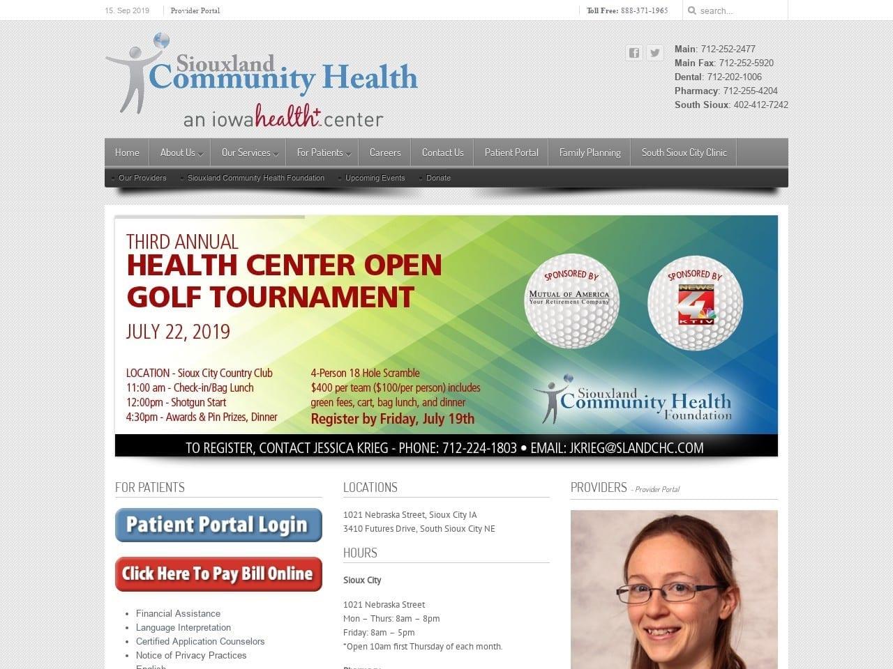Siouxland Community Health Center screenshot