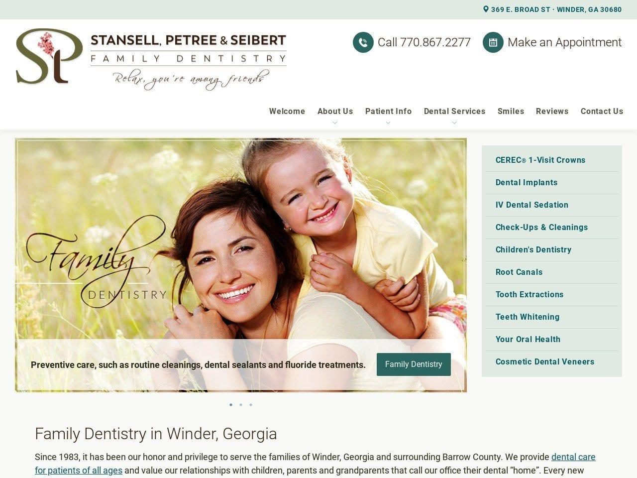 S P Family Dentistry Petree Lewis H DDS