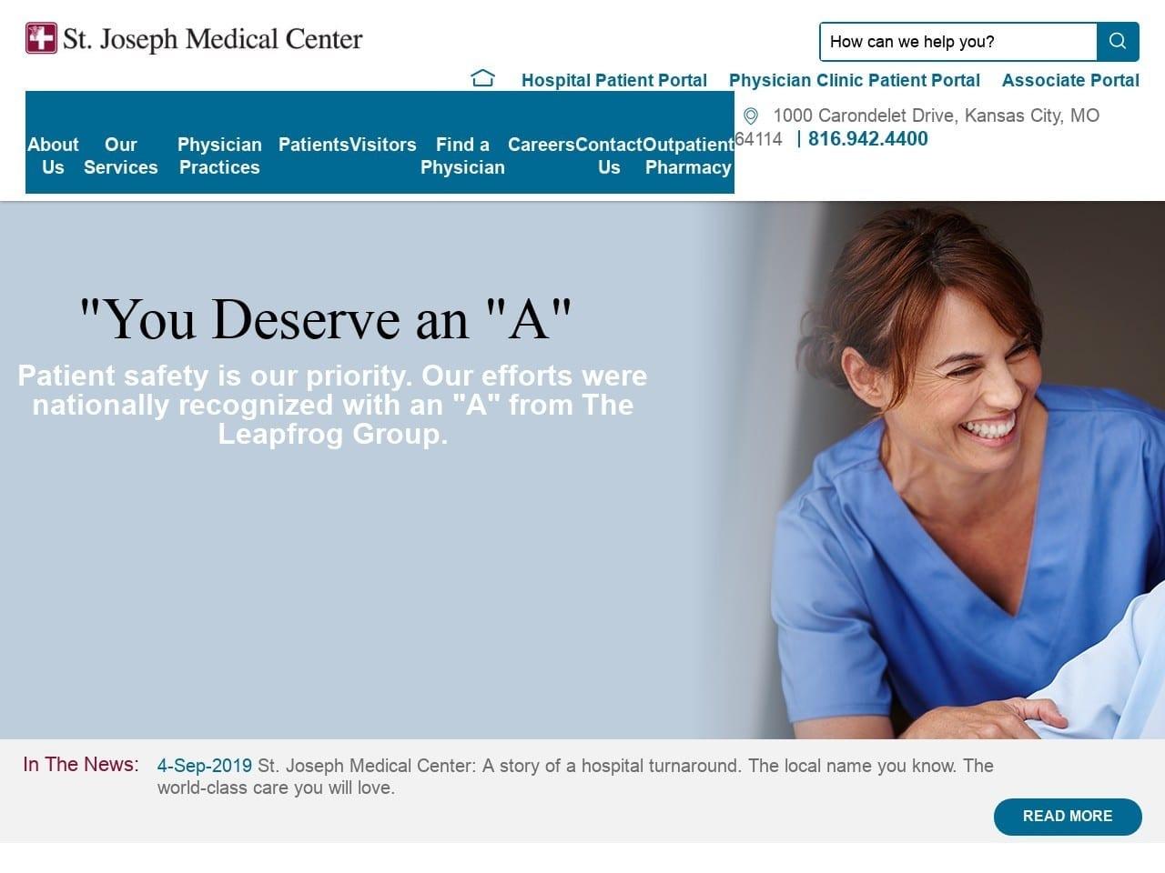 St Joseph Medical Center Fasbinder John DDS screenshot