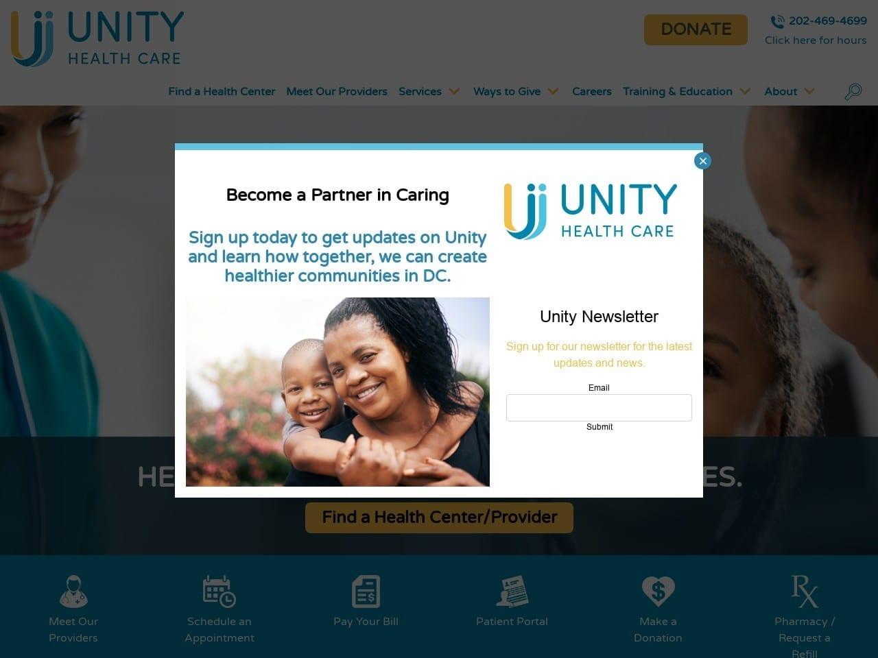 Unity Health Care Inc Kim Sandra M DDS screenshot