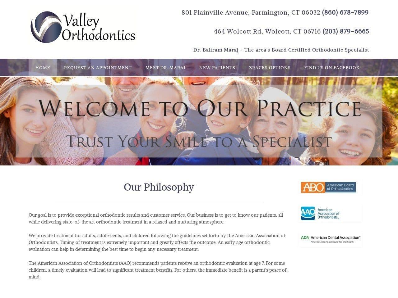 Valley Orthodontics screenshot