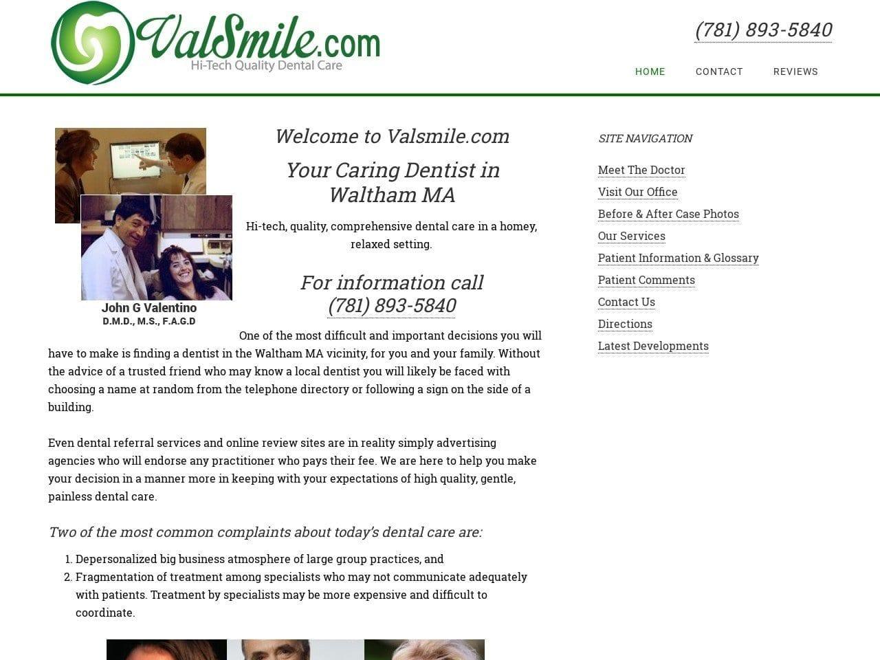 Valentino John G DMD