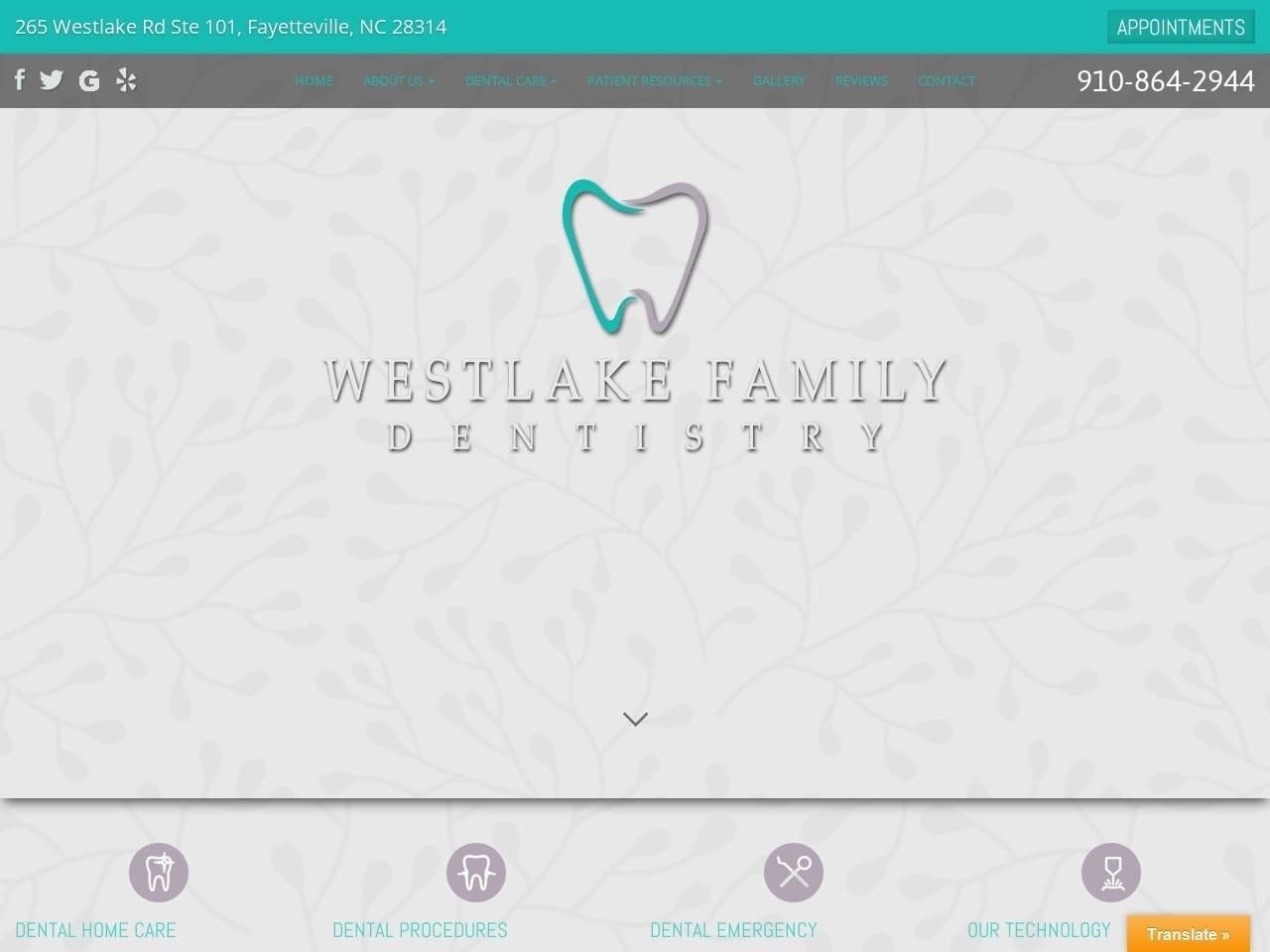 Westlake Family Dentist screenshot
