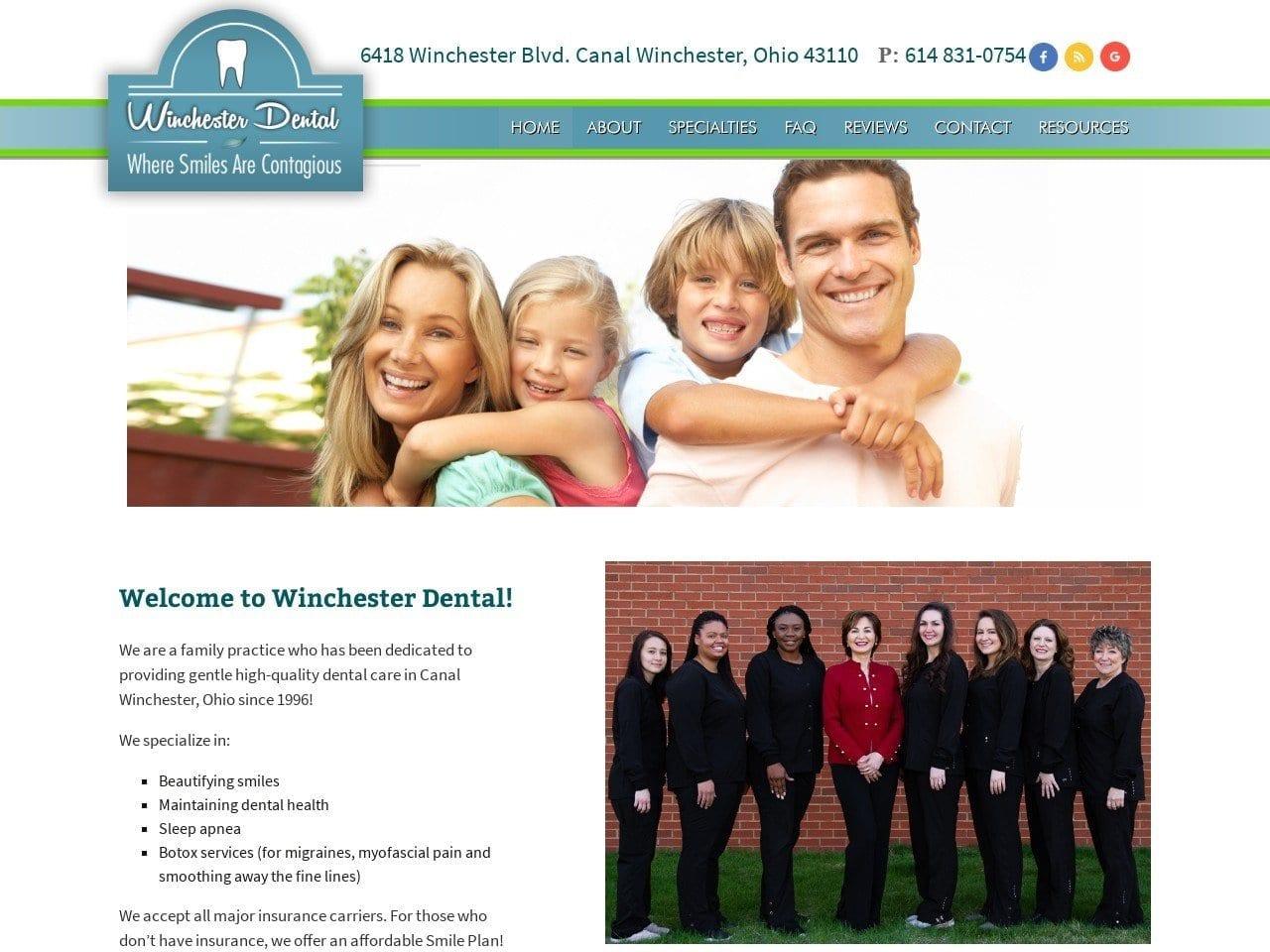 Winchester Dental screenshot