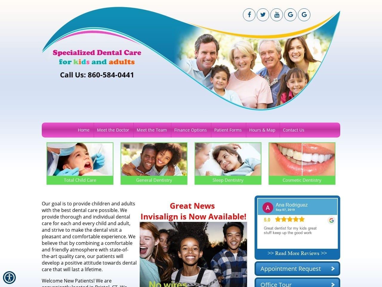 Kids Dental Care Bristol & Windsor CT