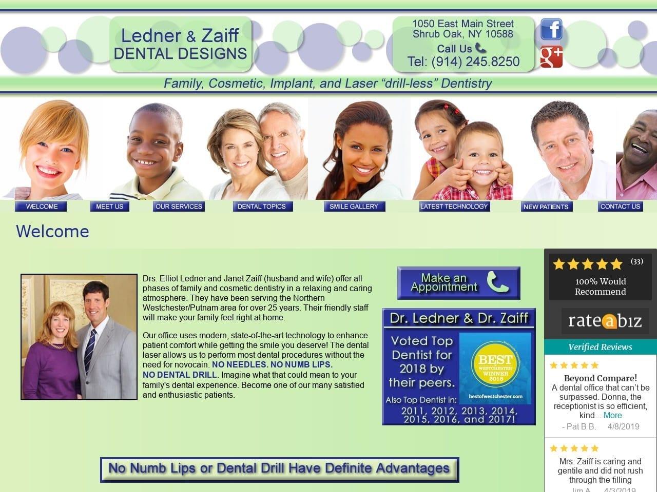 Ledner & Zaiff Dental Designs Zaiff Janet DDS screenshot