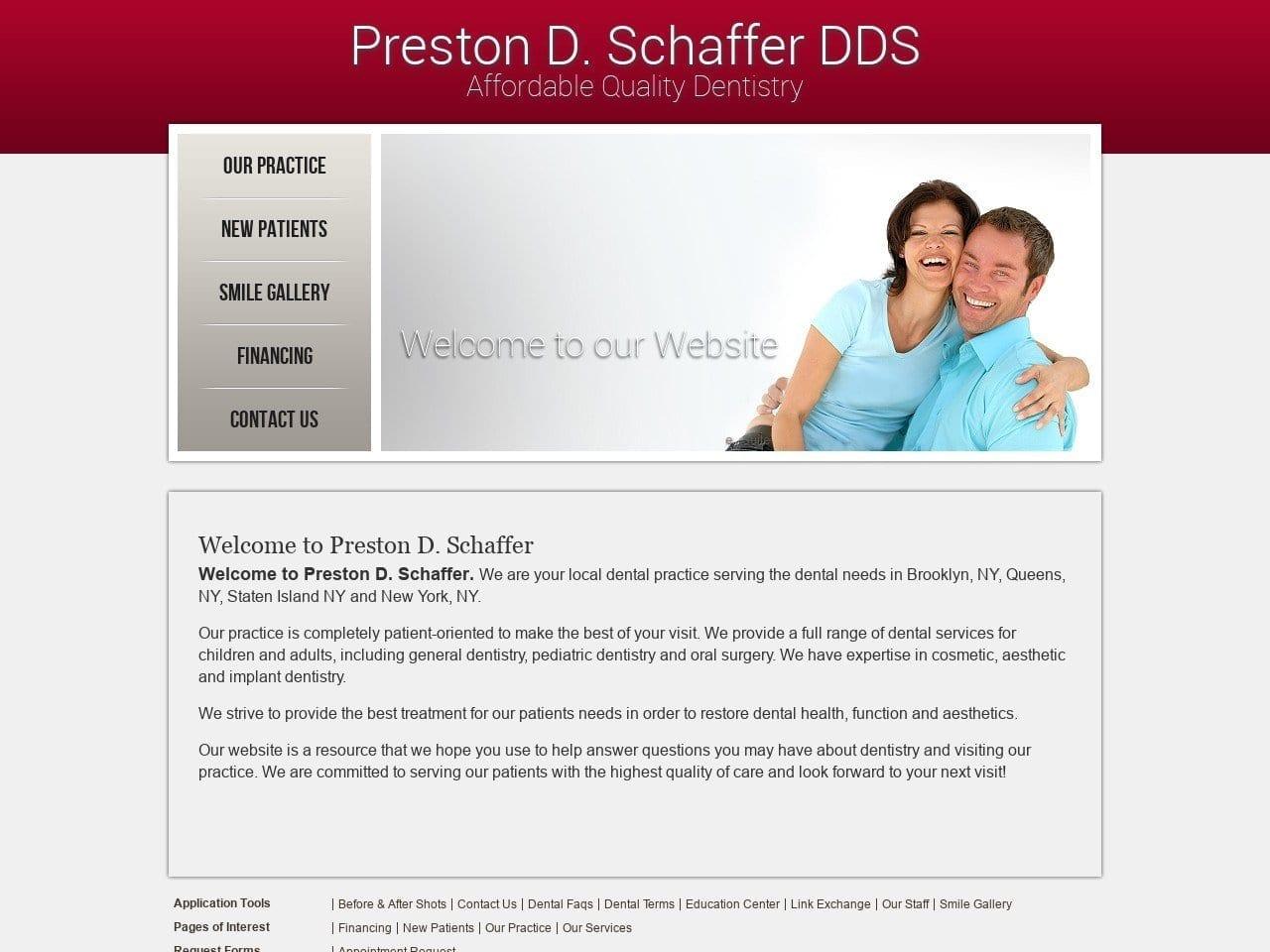 Schaffer Preston D DDS screenshot